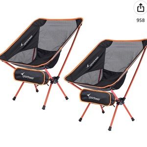 Sportneer collapsable chairs - set of 2